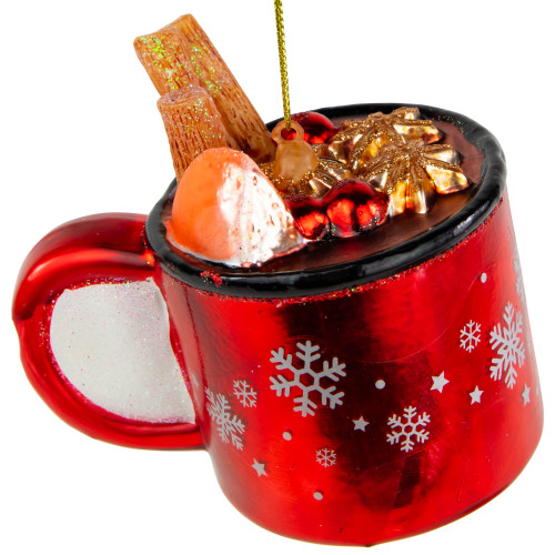 4" Mulled Wine Glass Christmas Ornament