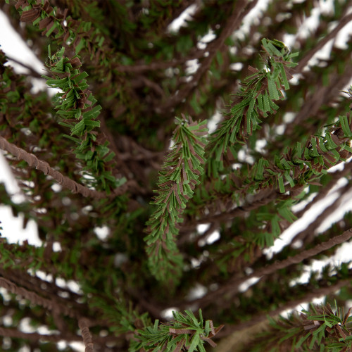 2' Green and Brown Warsaw Twig Artificial Christmas Tree with Burlap Base - Unlit