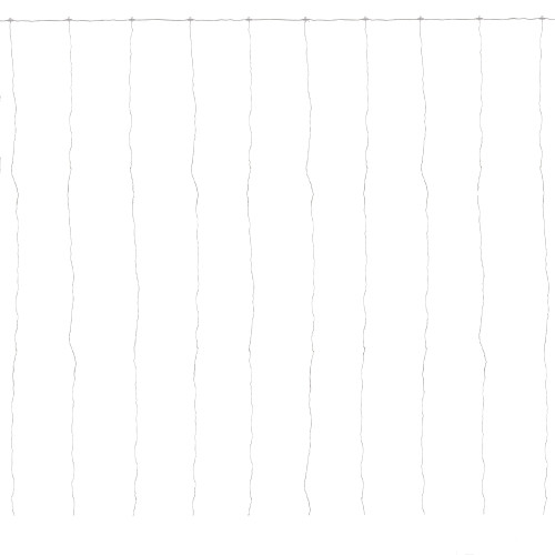 Multi-Function Window Curtain Christmas Lights - Warm White LED - 10' - Clear Wire - 3000ct
