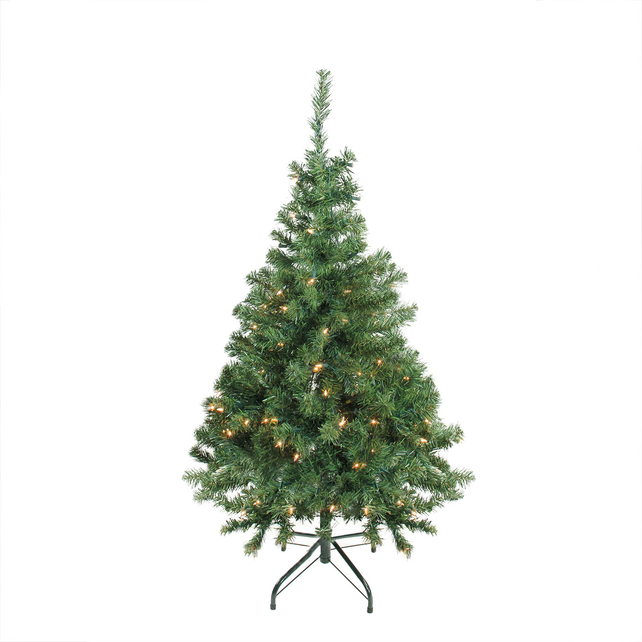 4' Pre-Lit Niagara Pine Medium Artificial Christmas Tree, Clear Lights