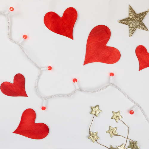 LED G12 Berry Christmas Lights - Red - 16' White Wire -50 ct