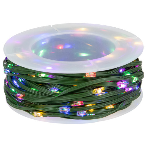 200ct LED Multi-Function Color Changing Christmas Fairy Lights, 64.5ft Green Wire