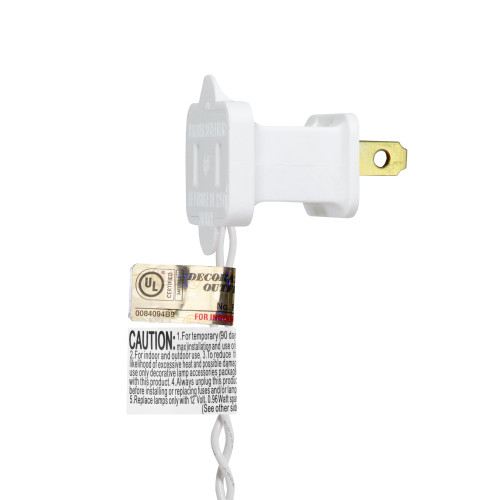 LED Mini Christmas Lights - Green - 16.25' White Wire - 50ct