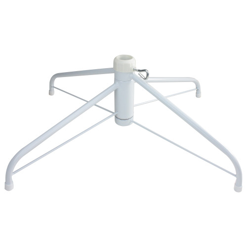 White Metal Christmas Tree Stand for 6.5'-7.5' Artificial Trees