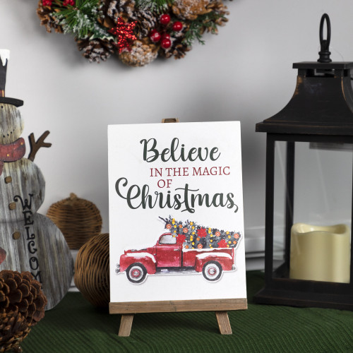 Believe in the Magic of Christmas Sign - 9.25"