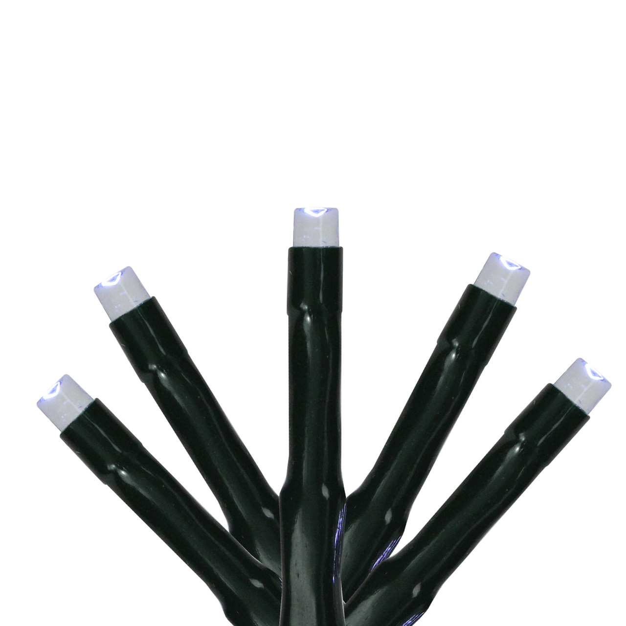 200 White USB LED Multi-Function Vine Christmas Lights �C 17 ft Silver Wire