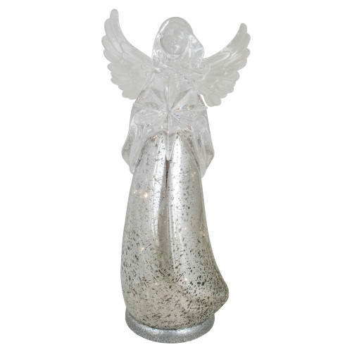 Lighted Angel Holding a Star Christmas Figurine - 13��