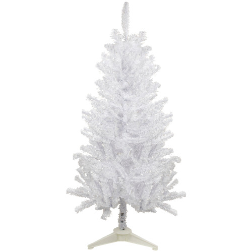 4' Medium White Canadian Pine Artificial Christmas Tree - Unlit
