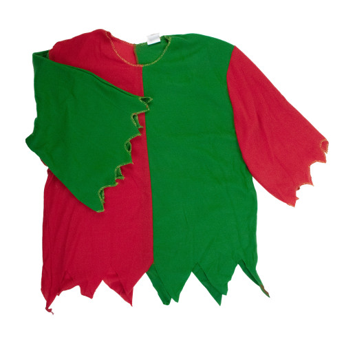 Red and Green Elf Adult Christmas Costume Set - Plus Size