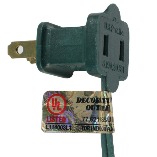 LED Color Changing C9 Novelty Christmas Lights - 3.75' Green Wire - 10ct