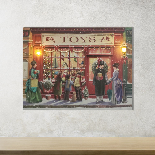 Battery-Operated Lighted Wall Art - Victorian Holiday Shop