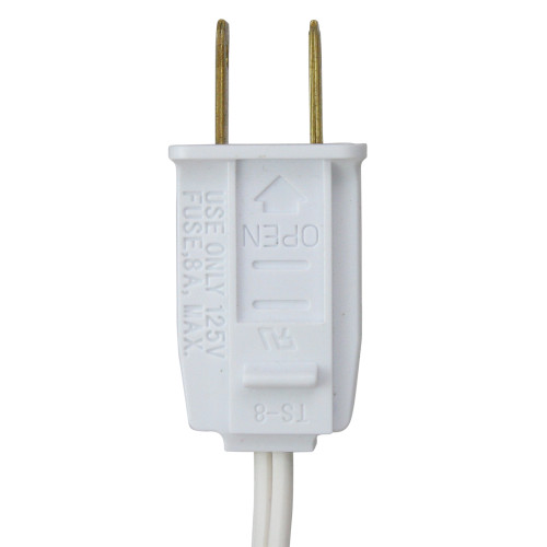 Commercial C7 Christmas Light Socket Set - 100' - White - 12" Spacing