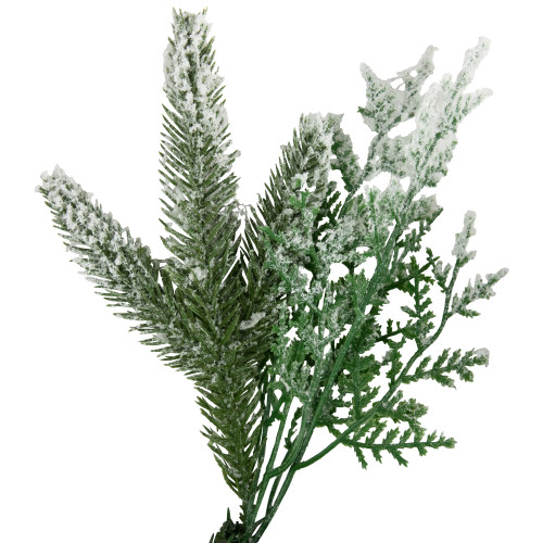 Real Touch?? Flocked Wind River Fir with Berries Artificial Christmas Wreath - 24" - Unlit