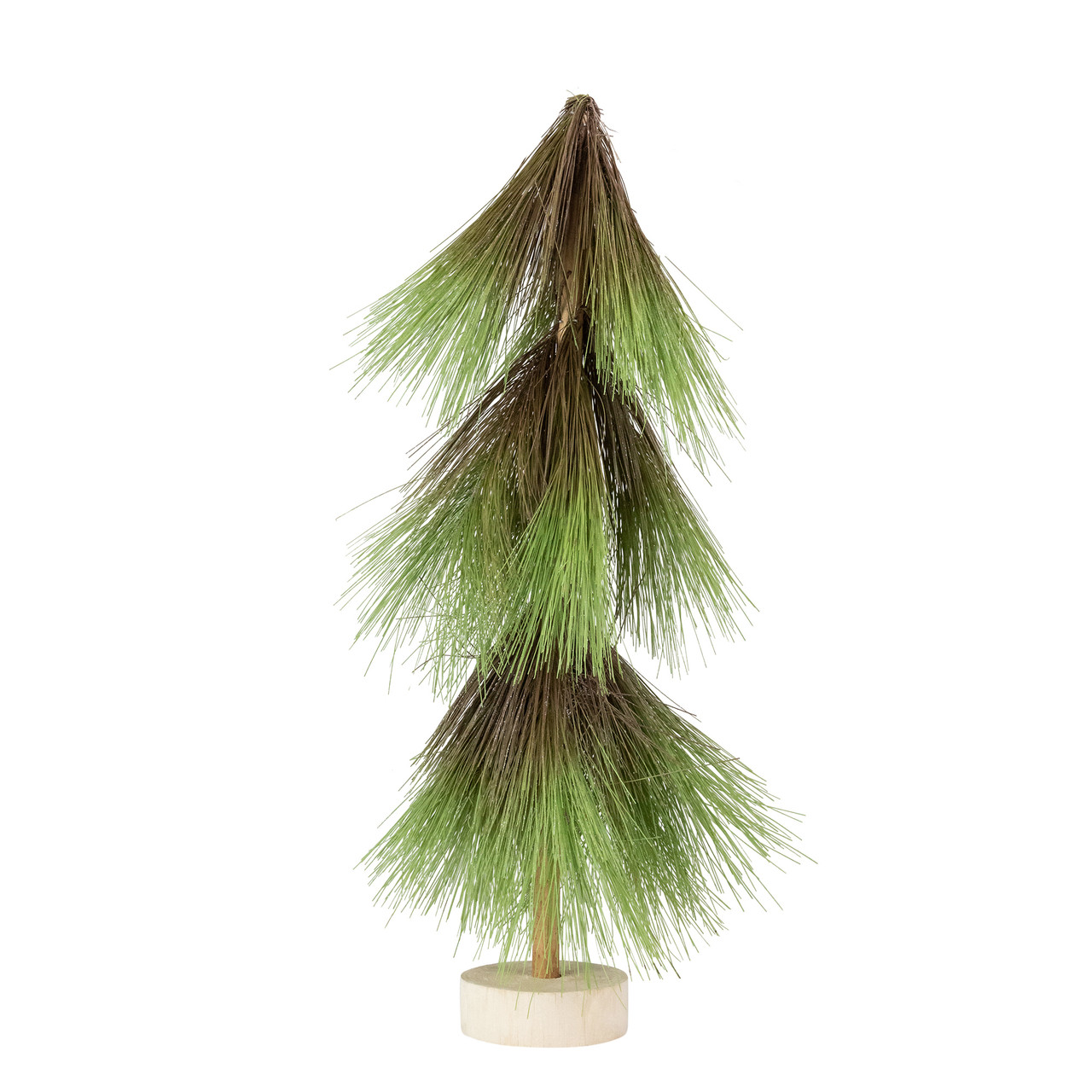Pine Needle Tree Christmas Decoration - 20.5" - Green and Brown