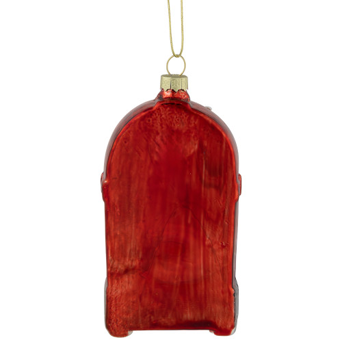 5" Pink Retro Juke Box Glass Christmas Ornament