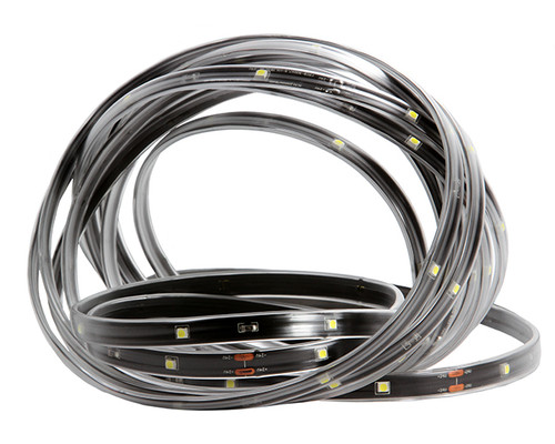 18' Pink LED Outdoor Christmas Linear Tape Lighting - Black Finish