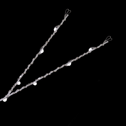 6' LED Lighted White Birch Christmas Twig Tree - Pure White Lights