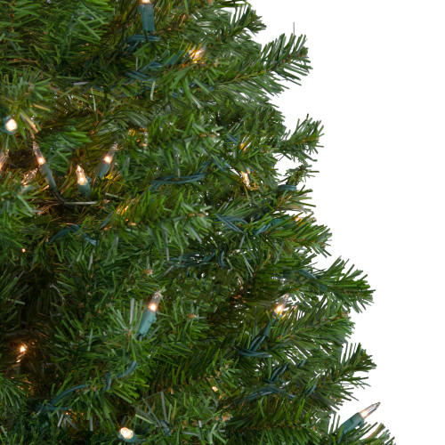 5' Pre-Lit Medium Canadian Pine Artificial Christmas Tree, Clear Lights