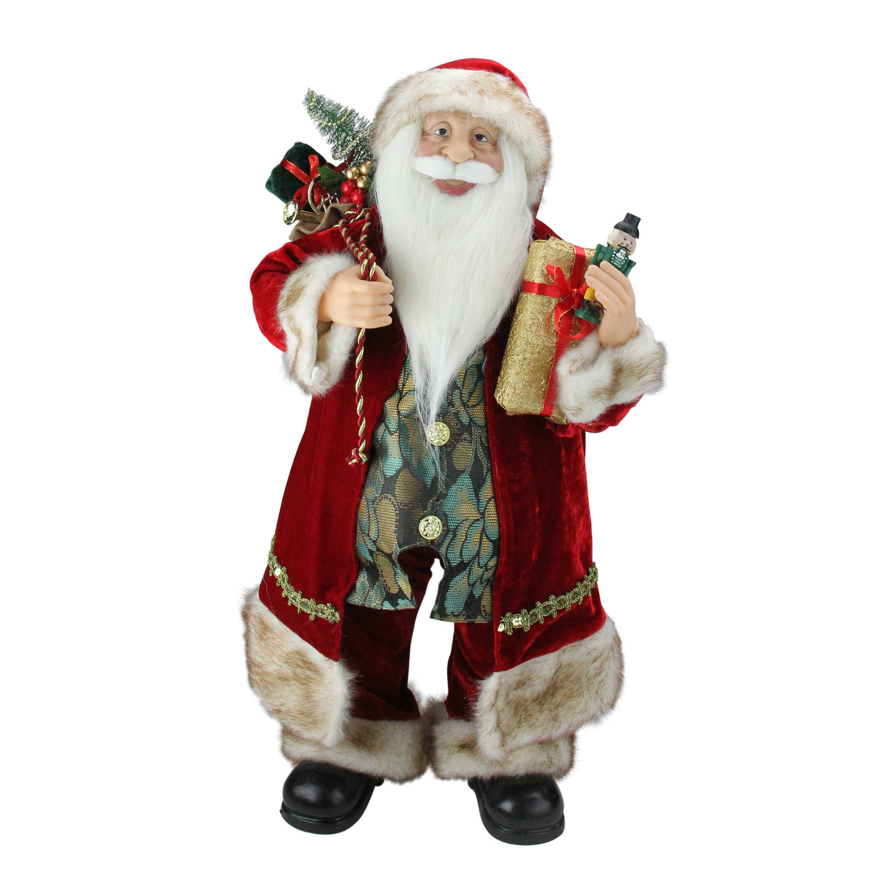 24" Old World Style Santa Claus Christmas Figure