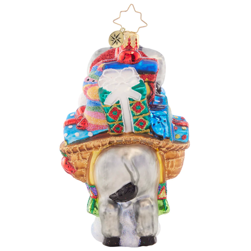 Christopher Radko Packed With Presents Glass Christmas Ornament 1021541