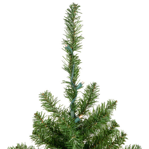3' Pre-Lit Canadian Pine Artificial Christmas Tree, Clear LED Lights