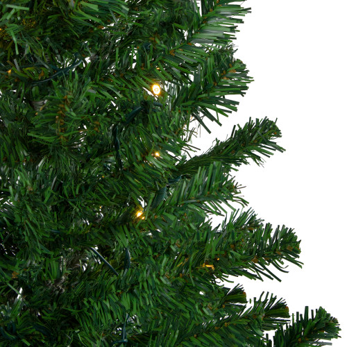 4' Pre-Lit Mixed Classic Pine Medium Artificial Christmas Tree - Warm Clear LED Lights