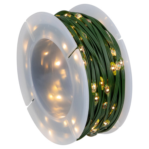 200ct Multi-Function Warm White Christmas Fairy Lights, 64.5ft Green Wire