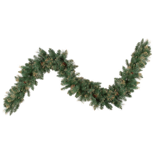 9' x 10" Yorkshire Pine Artificial Christmas Garland - Unlit