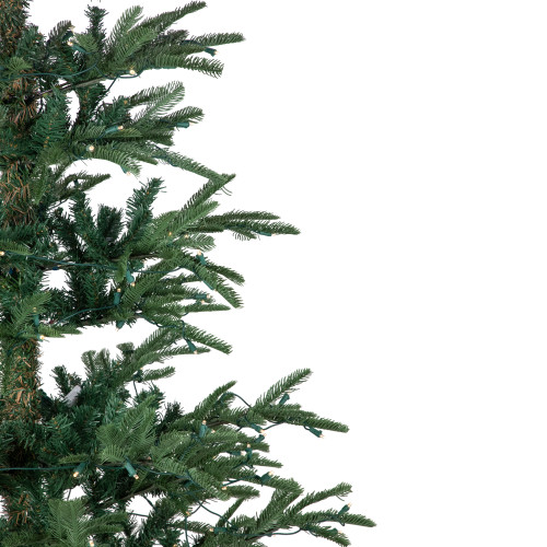 Real Touch?? Pre-Lit Pencil Nordmann Fir Artificial Christmas Tree - 6.5' - Warm Clear LED Lights