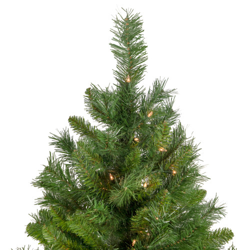 7.5' Pre-Lit Chatham Pine Artificial Christmas Tree, Clear Lights