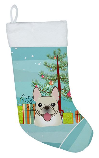 Christmas Tree and French Bulldog Christmas Stocking BB1610CS