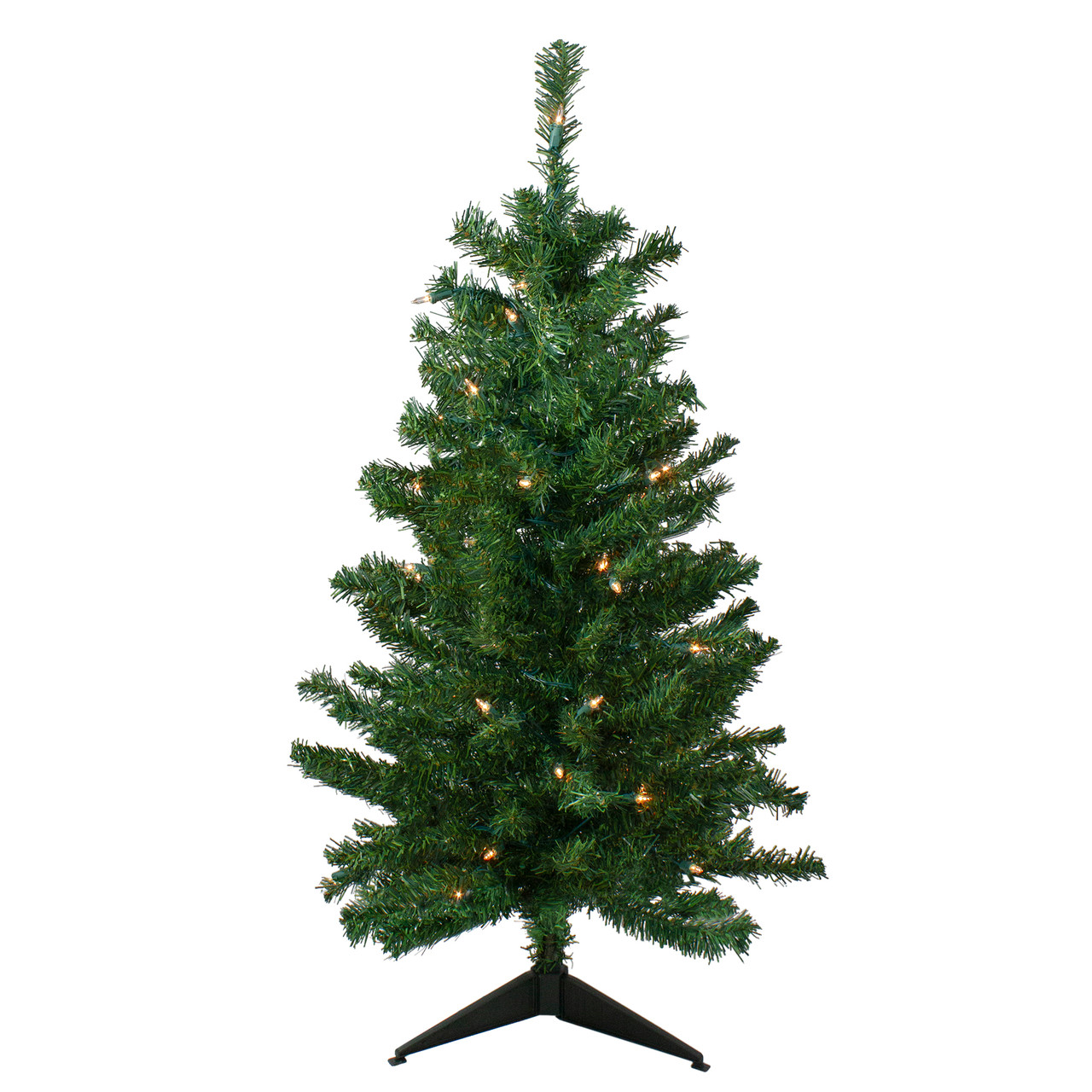 3' Pre-Lit Medium Mixed Classic Pine Artificial Christmas Tree - Clear Lights