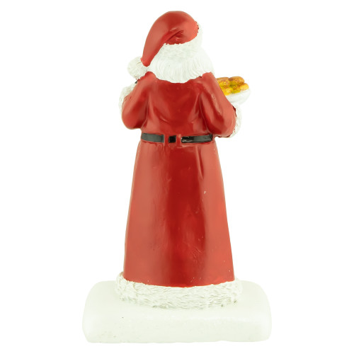 7" Santa with Cookies and Hot Cocoa Christmas Stocking Holder
