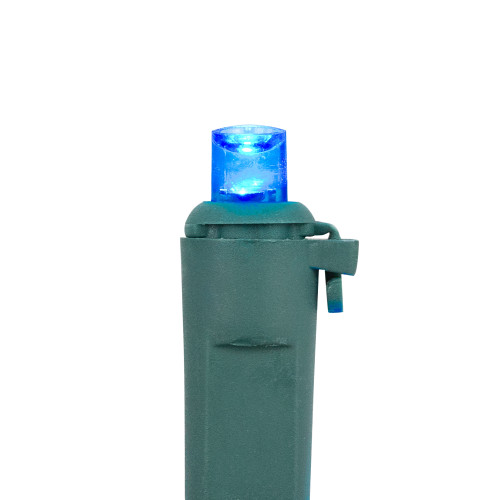 50ct Multi-Color LED Wide Angle Christmas Lights,16.25ft Green Wire