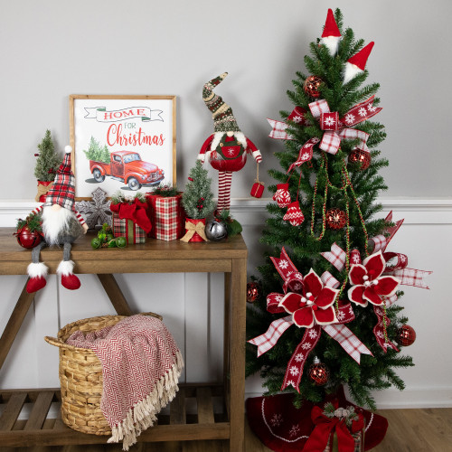 5' Winona Fir Artificial Wall Christmas Tree, Unlit