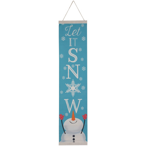 43" Let it Snow Christmas Wall Sign