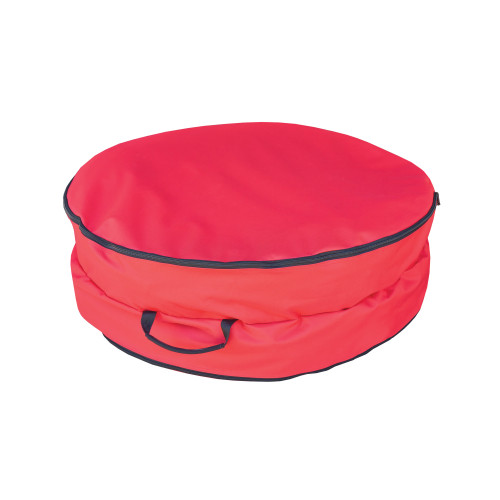 2 in 1 Red Zip Up Christmas Garland and Wreath Storage Bag