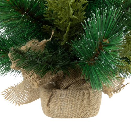 Spruce Pine Needle and Pinecone Artificial Mini Christmas Tree - 25" - Unlit