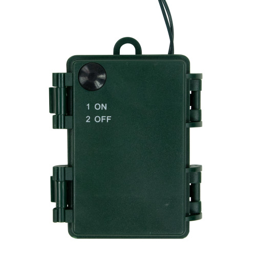 Pre-Lit LED Battery Operated Pine Artificial Christmas Garland - 18' - Multicolor Lights