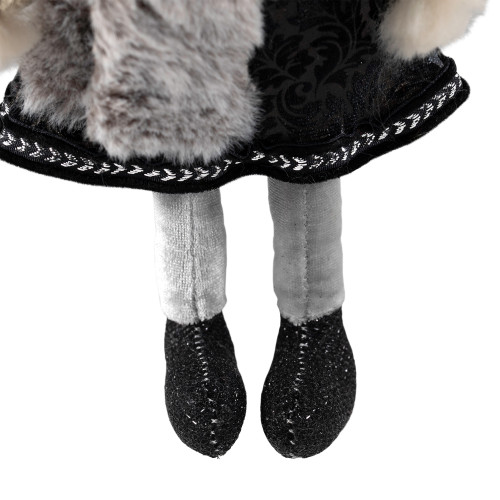 Winter Girl Angel Hanging Christmas Figure Ornament - 8.5"