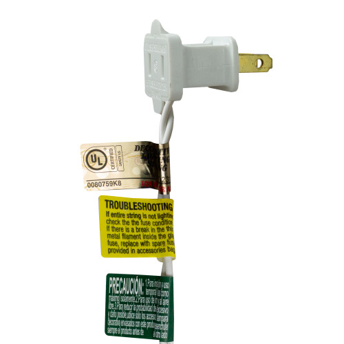 4' Pre-lit White Iridescent Pine Artificial Christmas Tree - Purple Lights