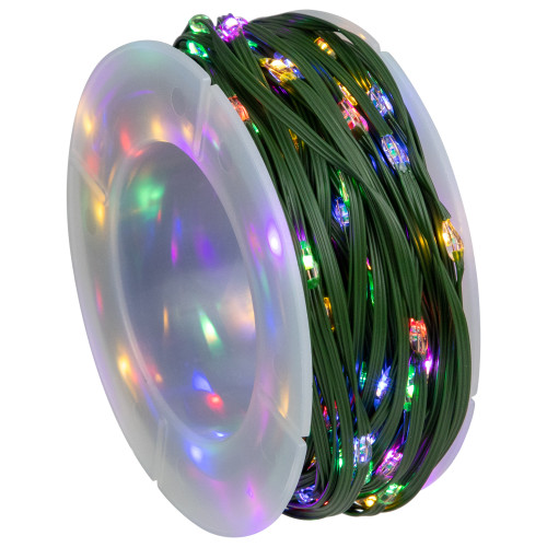 200ct LED Multi-Function Color Changing Christmas Fairy Lights, 64.5ft Green Wire