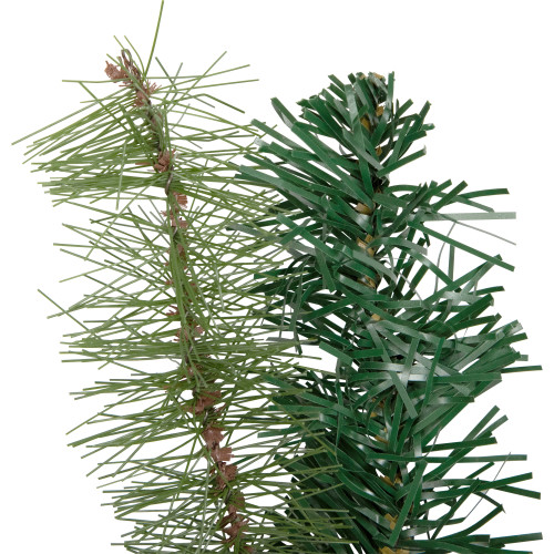 Pre-Decorated Ornaments and Pinecones Artificial Christmas Garland - 7' x 14" - Unlit