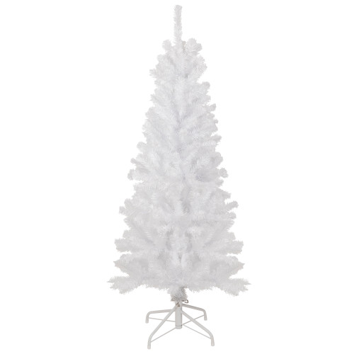 4.5' White Georgian Pine Artificial Pencil Christmas Tree, Unlit