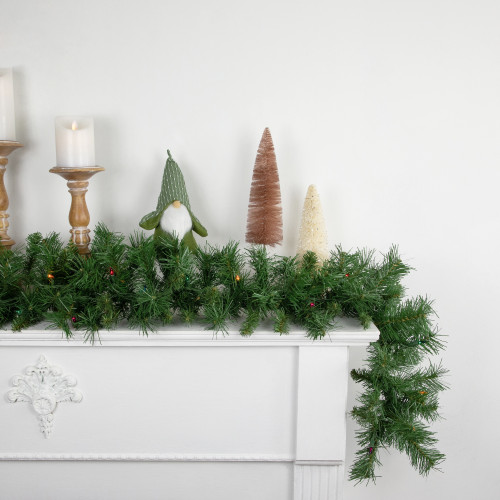 9' x 10" Pre-Lit Chatham Pine Artificial Christmas Garland, Multi-Color Lights