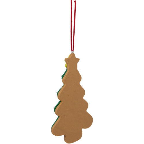 4.75" Glittered Christmas Tree Cookie Ornament