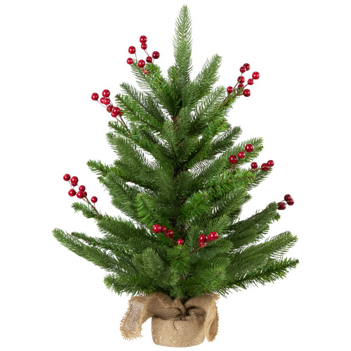 Real Touch?? Potted Sarasota Pine Artificial Mini Christmas Tree - 24" - Unlit