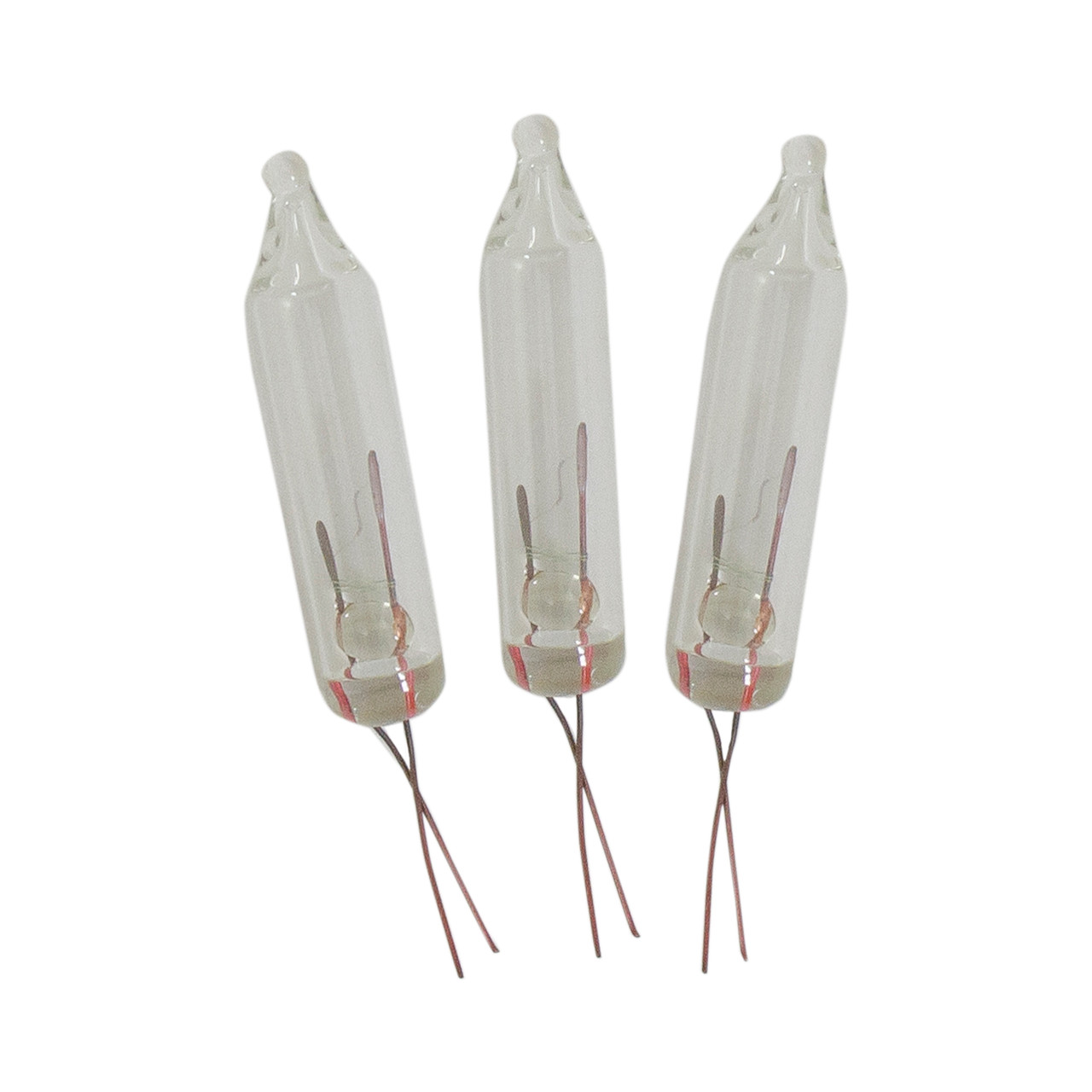 Pack of 5 Clear Christmas Replacement Bulbs, 3.5 Volts