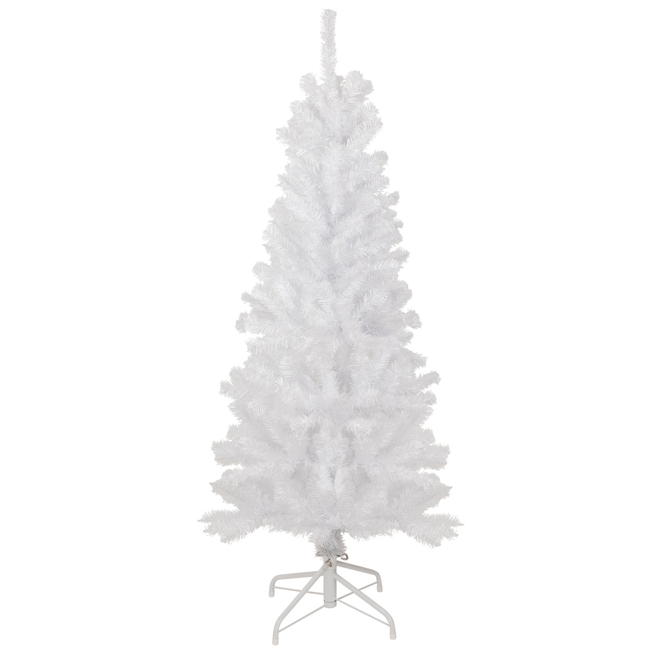 4.5' White Georgian Pine Artificial Pencil Christmas Tree, Unlit