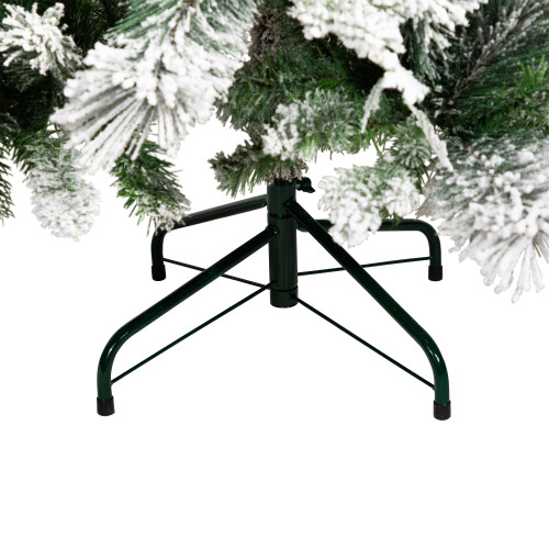 Real Touch?? Heavily Flocked Whittaker Spruce Full Artificial Christmas Tree - 5' -Unlit